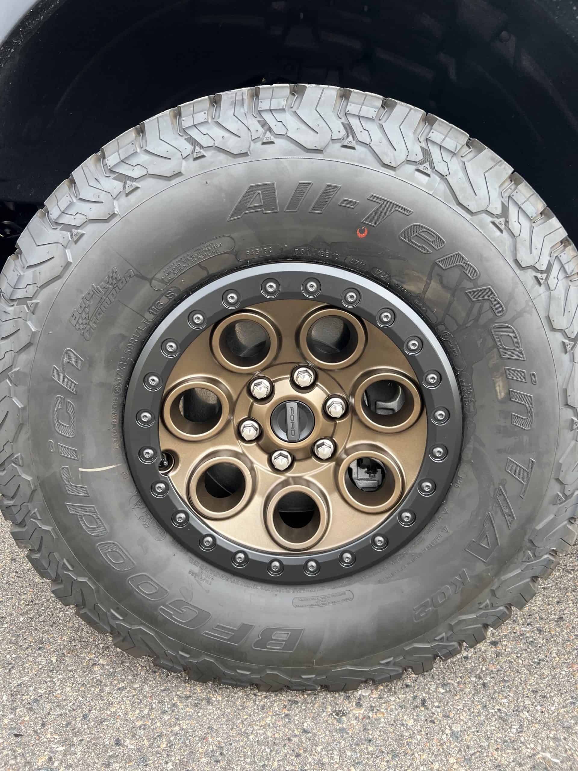 Ford Raptor after powder coating off-road parts by ColorWerks Denver