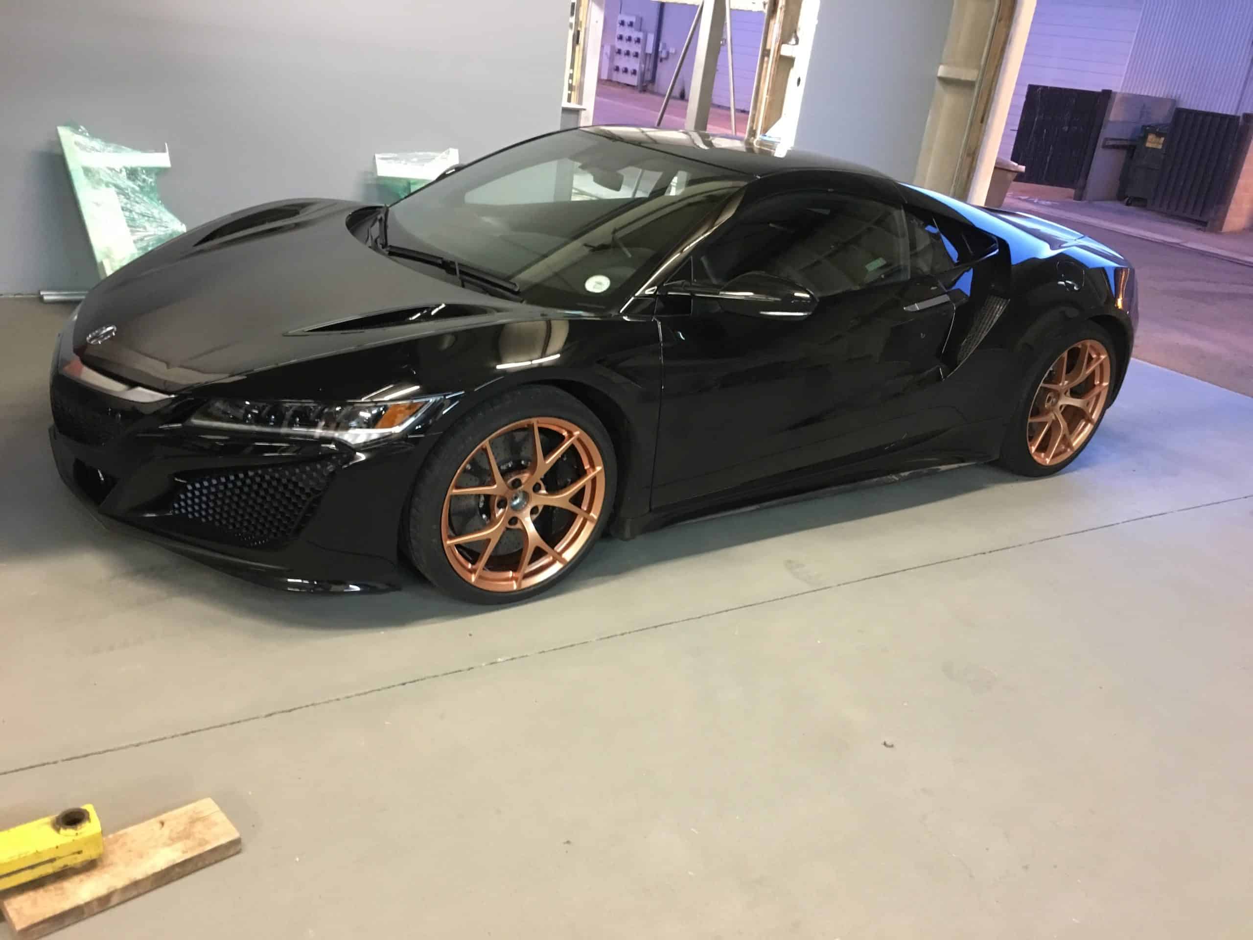 Acura NSX custom powder coated wheels Denver